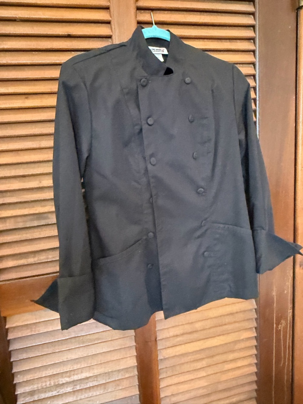 Women's Black Double-Breasted Pea Coat